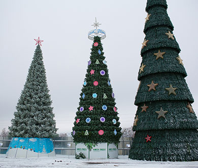 Каркасные ёлки в Новокузнецке